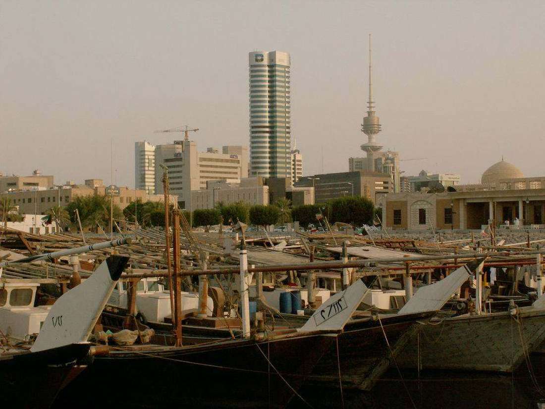 أفق مدينة الكويت وأبراج الكويت